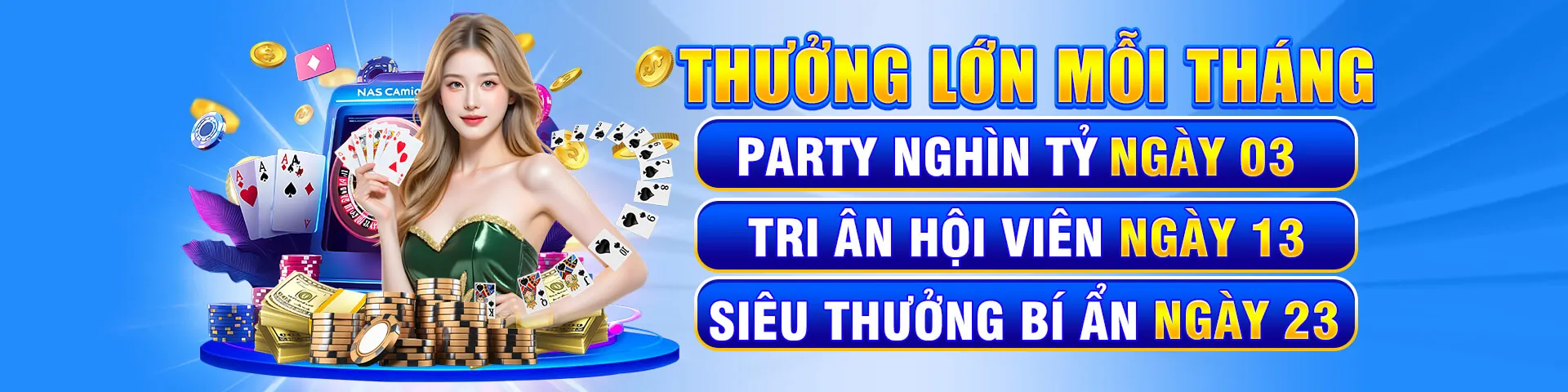 Hình ảnh tổng quan về tin tức 777win Casino, với các biểu tượng trò chơi và ưu đãi hấp dẫn, màu sắc chủ đạo xanh dương và trắng